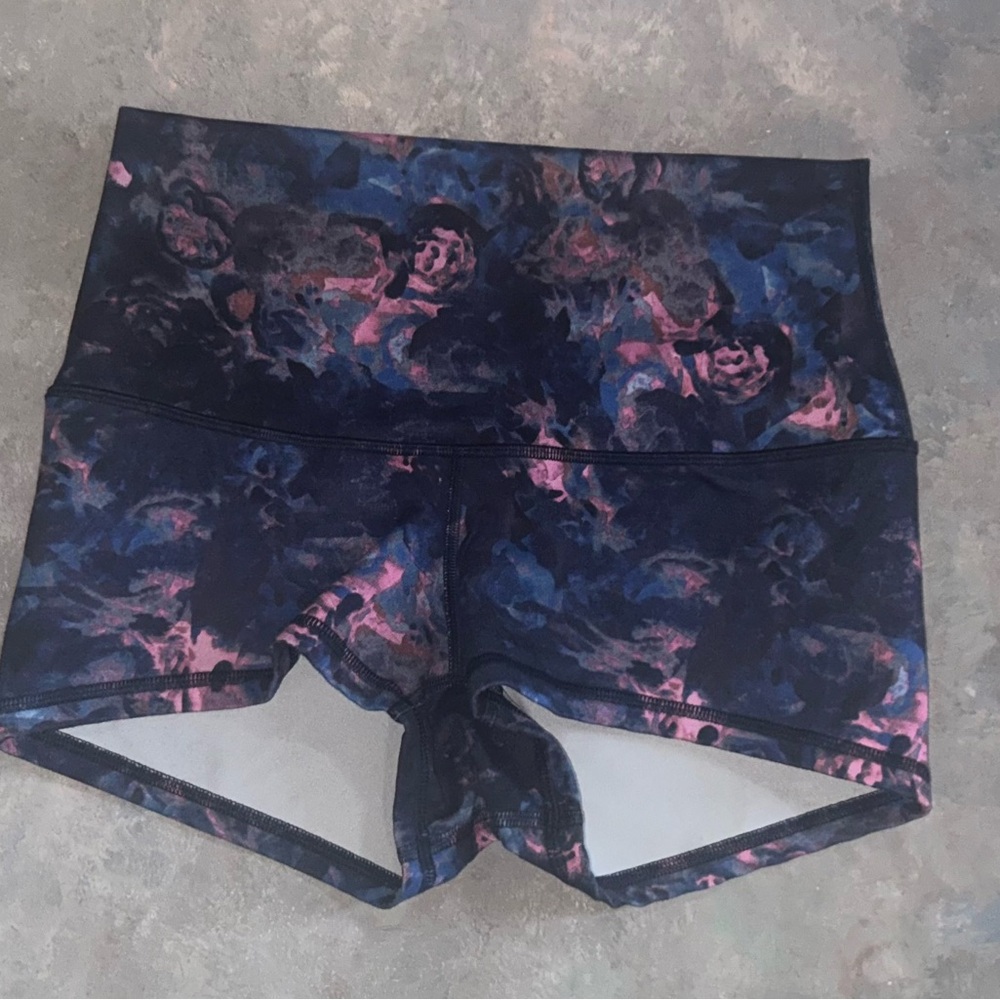 lululemon athletica Blue and Pink Athletic Shorts
